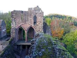 North range and the northwest tower