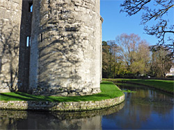 Moat and revetment