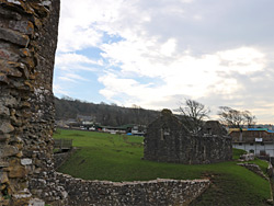 Courthouse, from the keep