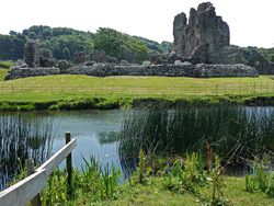 West side of the castle