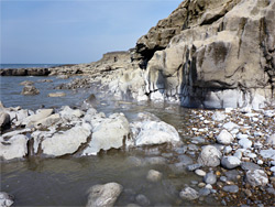 Rocks at low tide