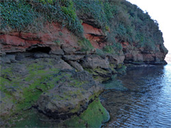 North side of Otterton Point