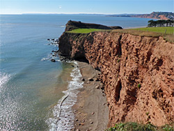 Beach east of Otterton Point