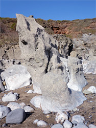 Limestone formations