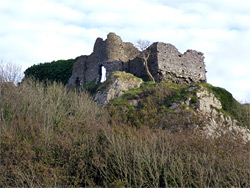 The castle, from below