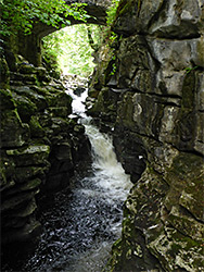 Narrows below the bridge