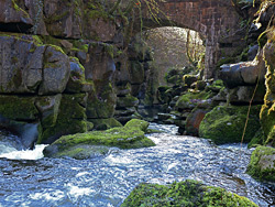 Cliffs and boulders