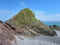 Grassy mound