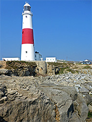 Rocks below the lighthouse