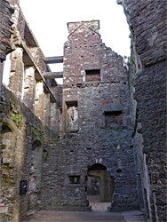 Inside the gatehouse