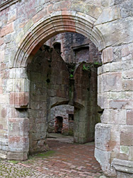 Inner gatehouse door