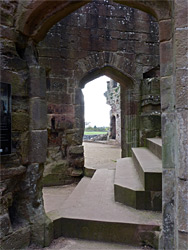 Foot of the grand staircase