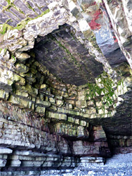 Cave roof