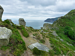 Rocks on the ridgeline