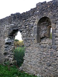 North wall of the nave