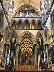 Arches above the altar