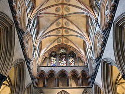 Ceiling of the presbytery