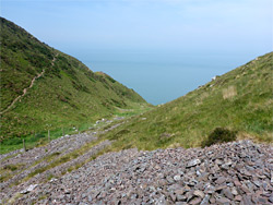 Valley above the sea