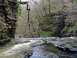 Cliff and bench