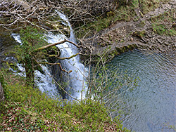 Pool below the falls