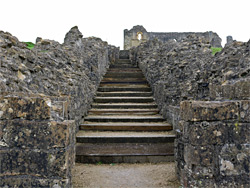 North gate steps