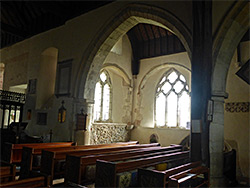 Interior of the church