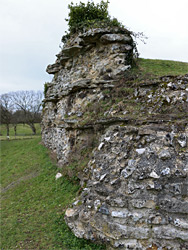 Side of the south gate