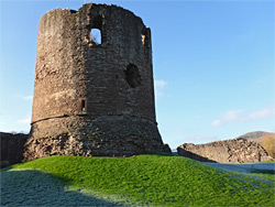 Round keep, from the northwest