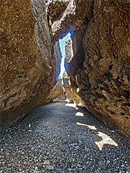 Narrow passageway