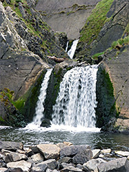 Lower part of Speke's Mill Falls