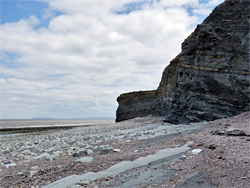 Cliffs east of St Audrie's Bay