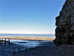 Vertical cliff