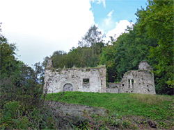 Grassy bank to the south