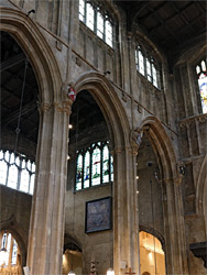 Columns in the nave