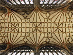 Ceiling of the choir