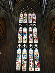 North transept window
