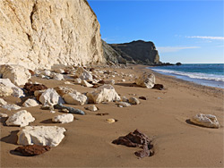 Rocks and sand