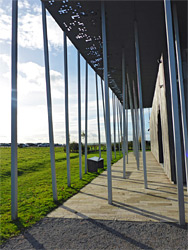 Posts at the visitor centre