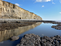 Pool and cliffs