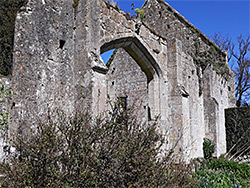 Wall of the tithe barn