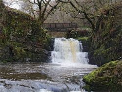 Upper part of Sychryd Falls