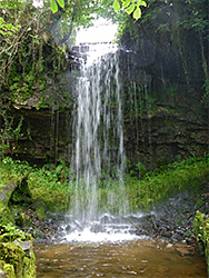 Tributary waterfall