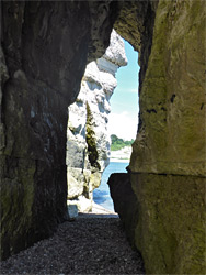 Narrow passageway