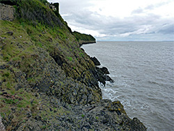 Cliffs below the Lookout