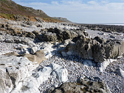 Jagged rocks