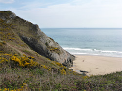 Grassy bluffs