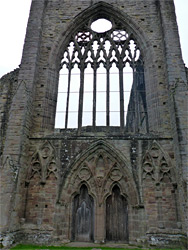 West side of the abbey