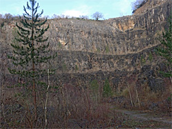 Quarry walls