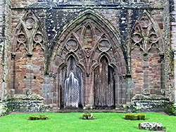 Doorway and columns