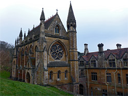 West end of the chapel